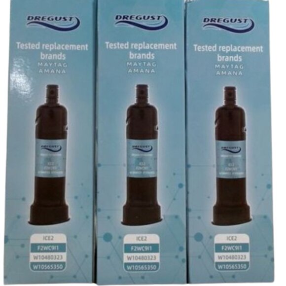 Dregust ICE2 F2WC9I1 Replacement Refrigerator Filters - Picture 1 of 4